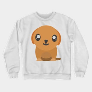 Cute Minimal Puppy Dog Crewneck Sweatshirt